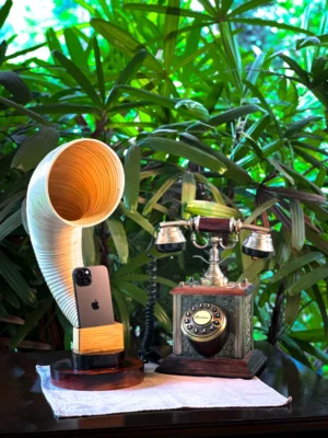 Bamboo mobile speaker