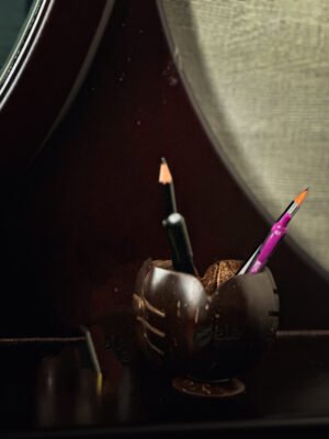 Coconut Shell Pen Holder/Stand